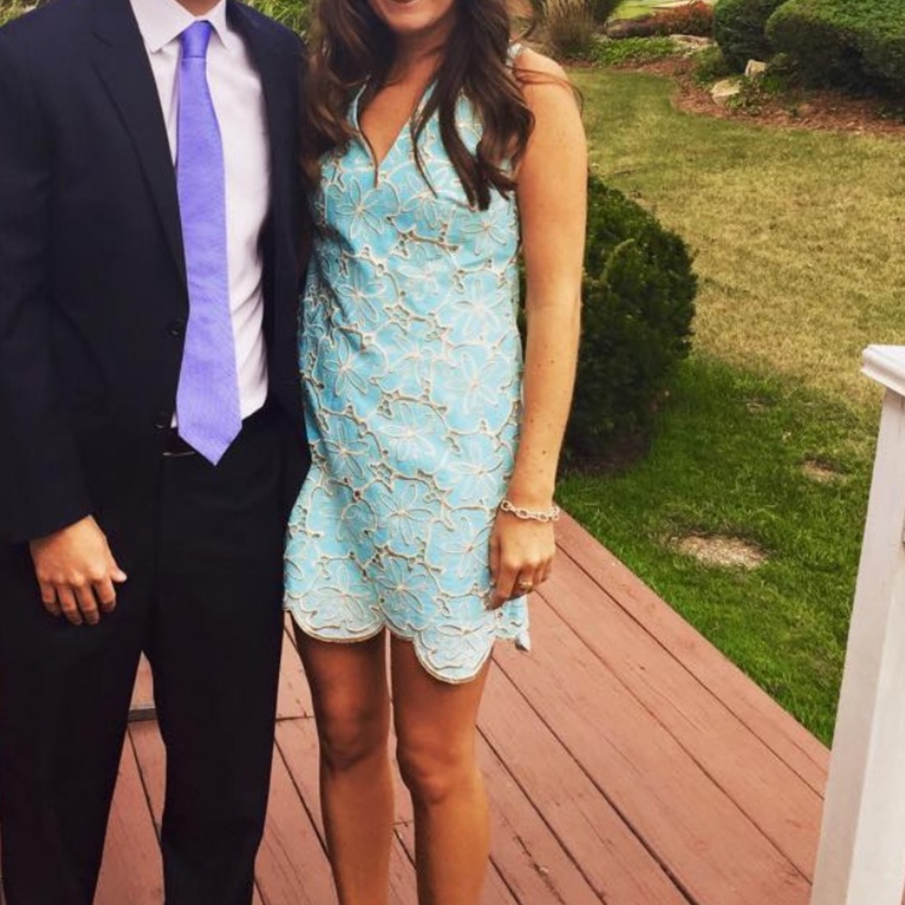 Lilly Pulitzer blue mini dress